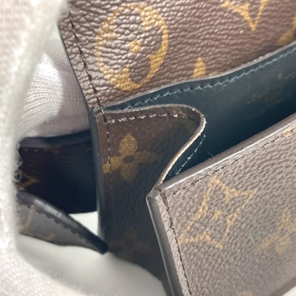 LOUIS VUITTON Authentic Brown Monogram Canvas Pouch